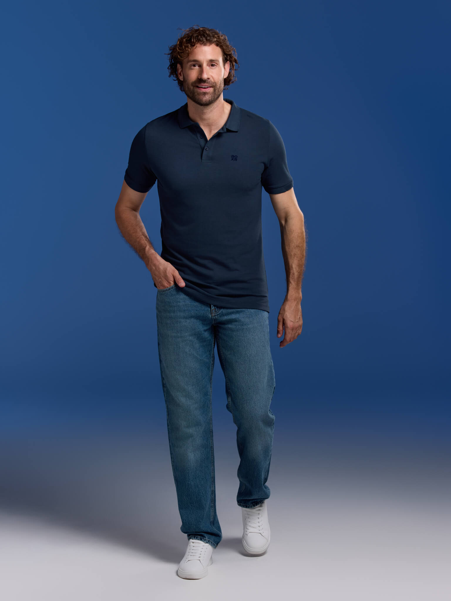Navy-blue, Navy-blue/Light-blue