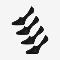 Bamboo No Show Socks 4-Pack